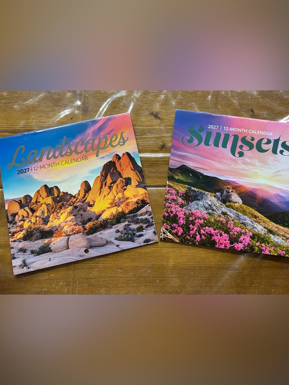 2027 Small 12 month Calendars Lot of 2